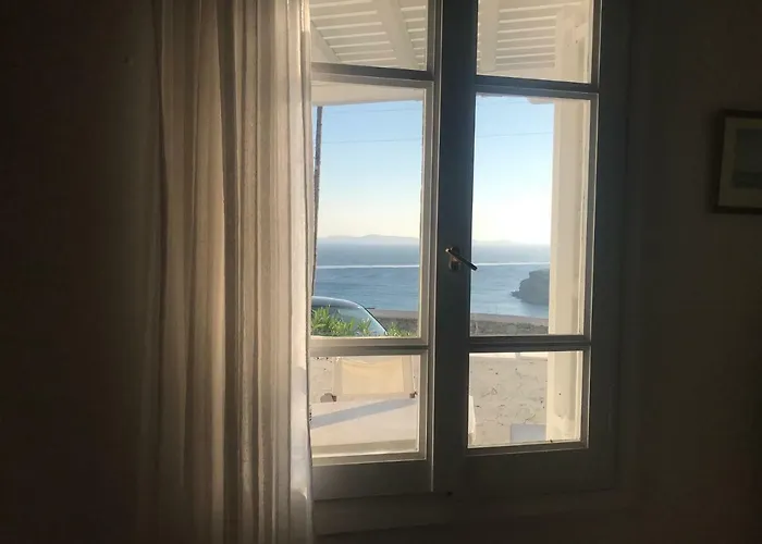 Mykonos Beachfront House With Sunset & Delos View 펜션