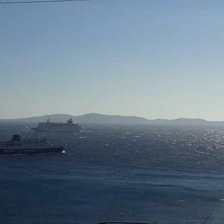 Mykonos Beachfront House With Sunset & Delos View