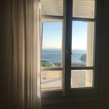 Mykonos Beachfront House With Sunset & Delos View Tatil Evi