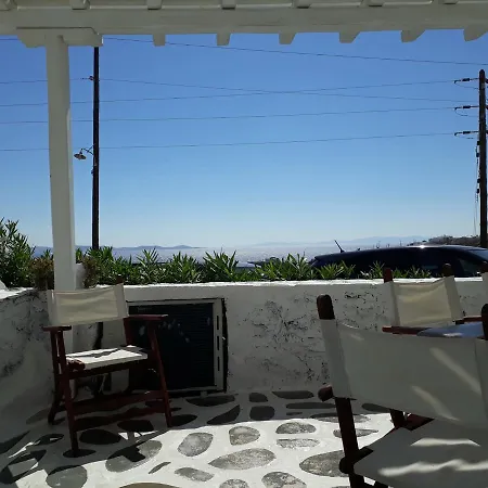 Semesterbostad Mykonos Beachfront House With Sunset & Delos View Agios Stefanos (Mykonos)
