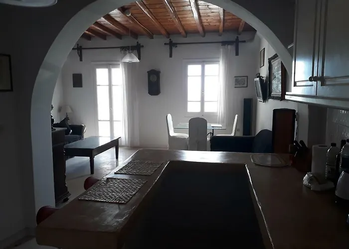 Mykonos Beachfront House With Sunset & Delos View *